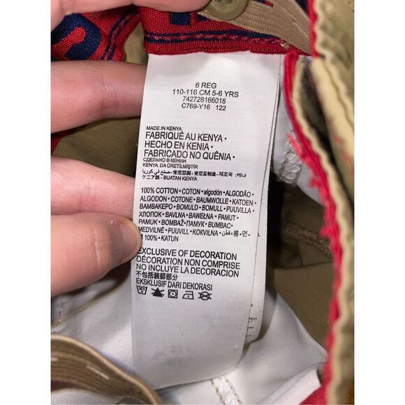 Levi’s Kids Khaki Size 6 Shorts - Picture 5 of 5